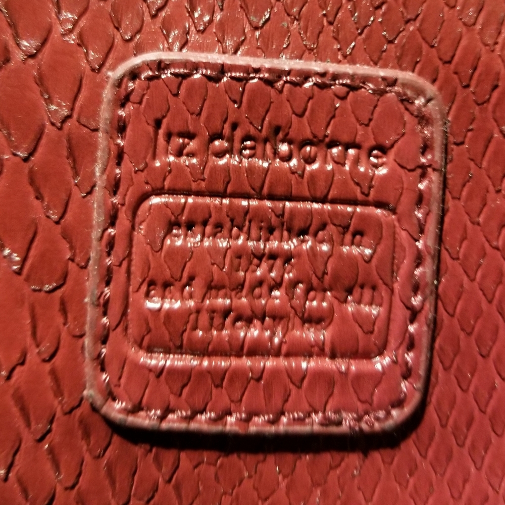 LIZ CLAIBORNE Vegan Croc Purse - Picture 3 of 9